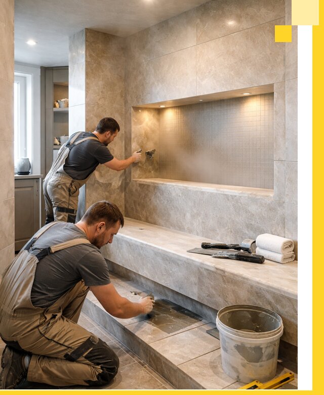 Профессиональное строительство хамама в квартире в Кизляре