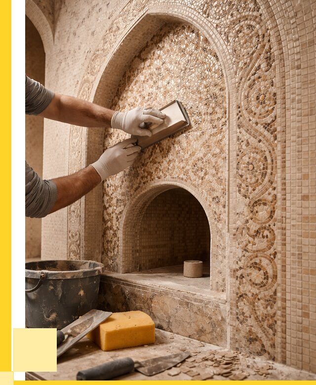 Мозаика для хамама в Кизляре под ключ от 5081 р. | ЭриданКзр