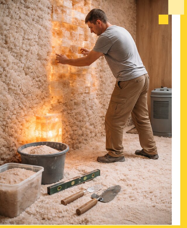 Проектирование и монтаж соляных комнат в Кизляре под ключ